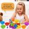 Counting Dinosaur Toys Matching Games with Sorting Bowls Preschool Learning Activities for Math Color Sorting Educational Sensory Montessori STEM Toy Sets for Kids Aged 3+ Years Old Boys Girls